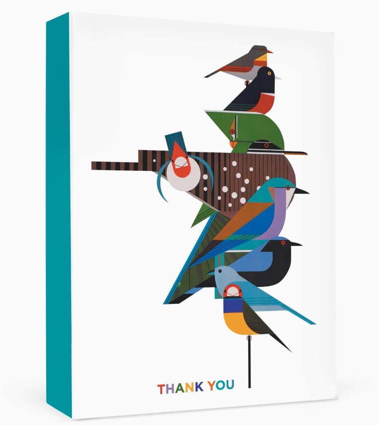 Charley Harper: Rainforest Birds Boxed Thank You Notes