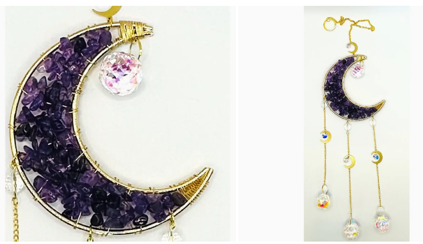 Crescent Moon Sun Catcher