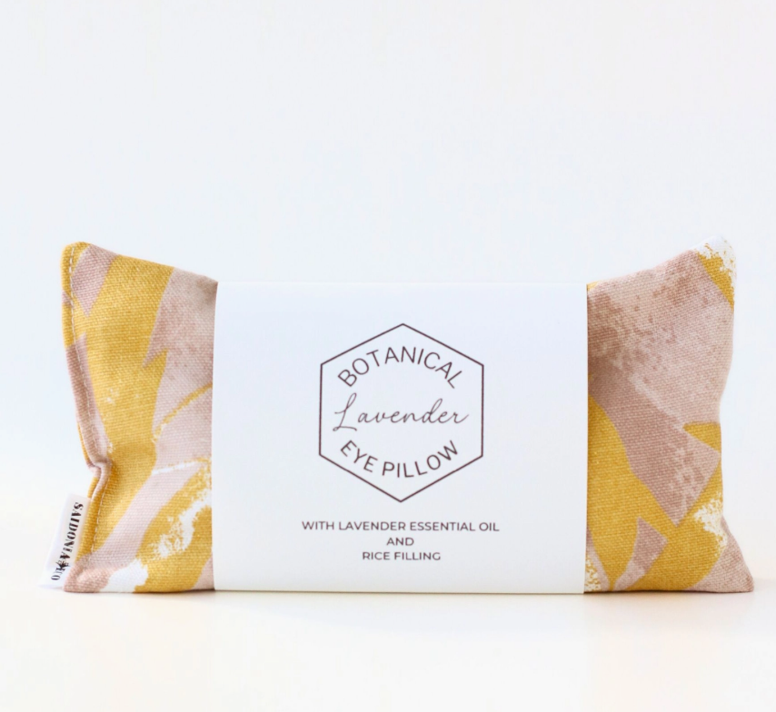 Weighted Aromatherapy Eye Pillow · Golden Leaf