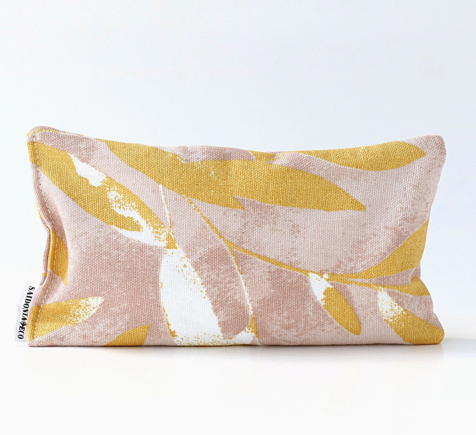 Weighted Aromatherapy Eye Pillow · Golden Leaf