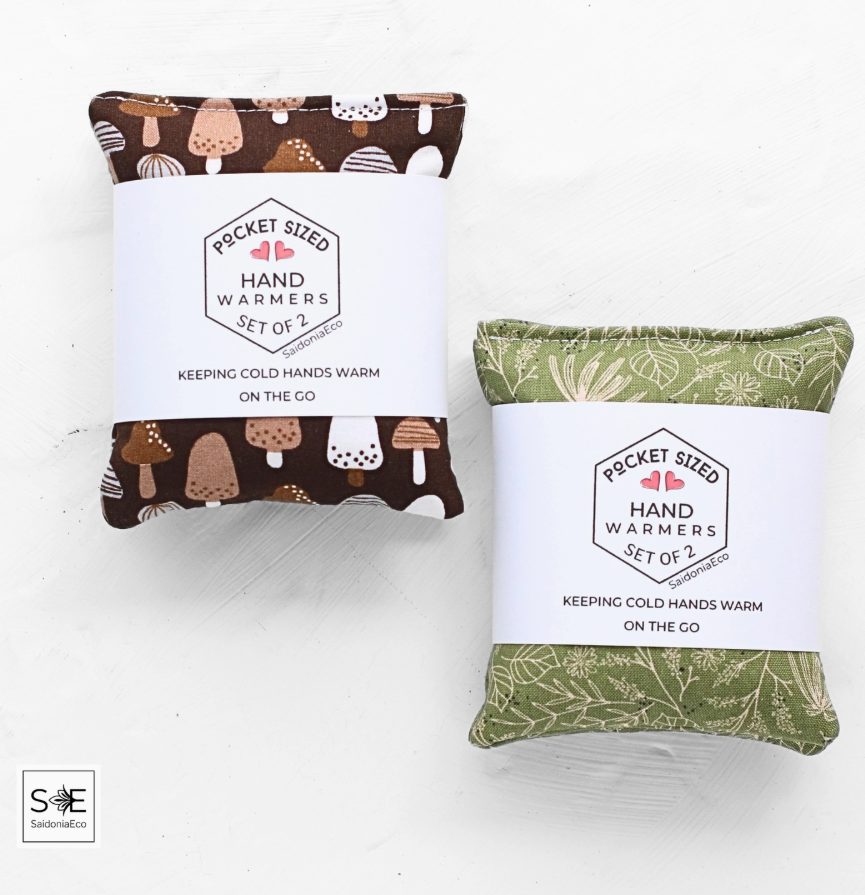 Hand Warmers Set Microwavable Rice Packs
