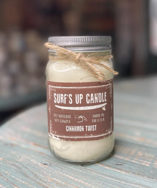 Surf’s Up Candle – Cinnamon Twist