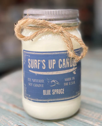 Surf’s Up Candle – Blue Spruce