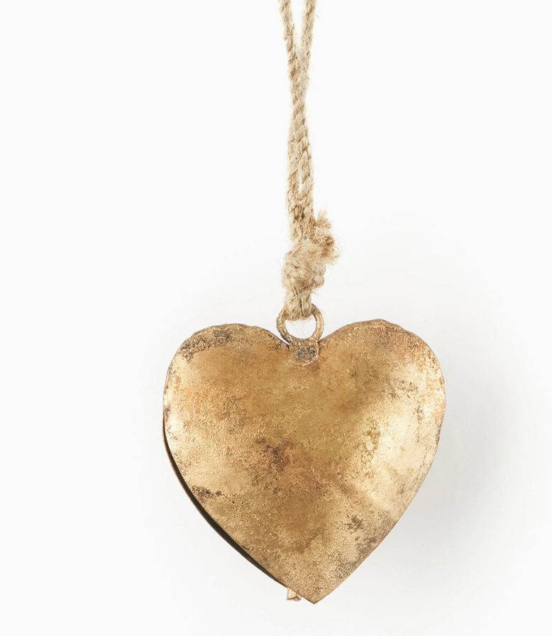 Alaya Heart Wind Chime - Rustic Bell