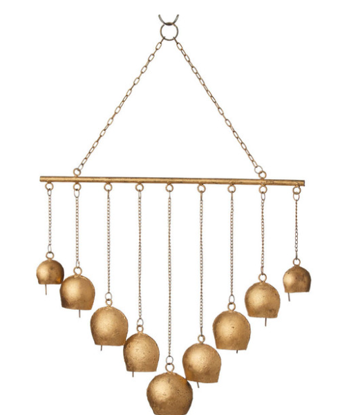 Golden Ball Wind Chime