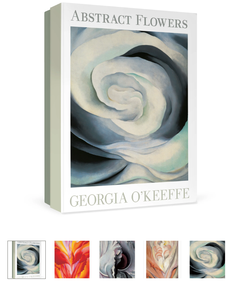 Georgia O'keeffe: Abstract Flowers Boxed Notecard Assortment