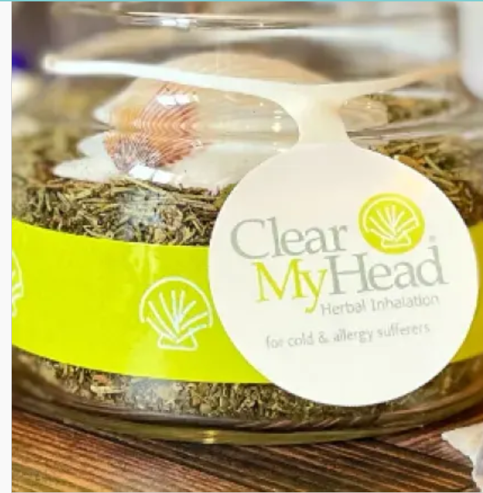 Clear My Head Herbal Inhalation Jar / Cold & Allergy Relief