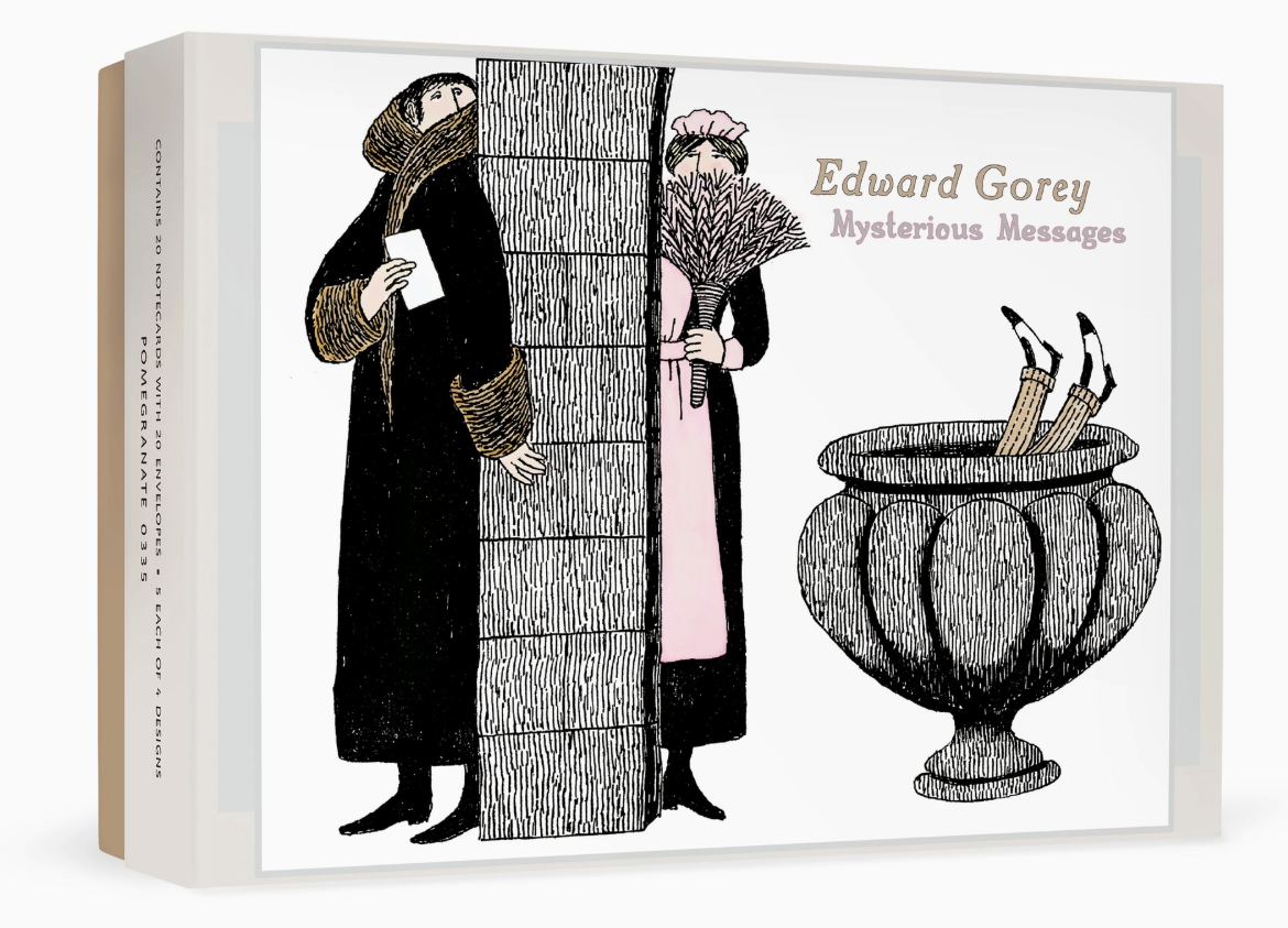 Edward Gorey: Mysterious Messages Boxed Notecard Assortment
