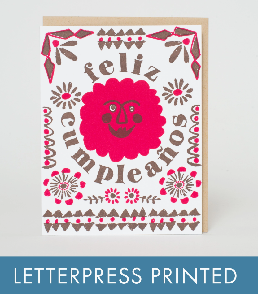 Greeting Card, Feliz Cumpleanos Birthday Card