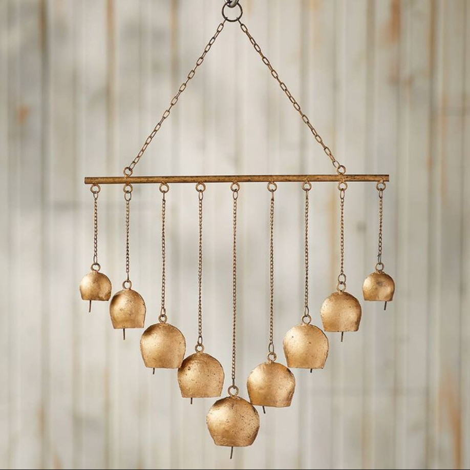 Golden Ball Wind Chime
