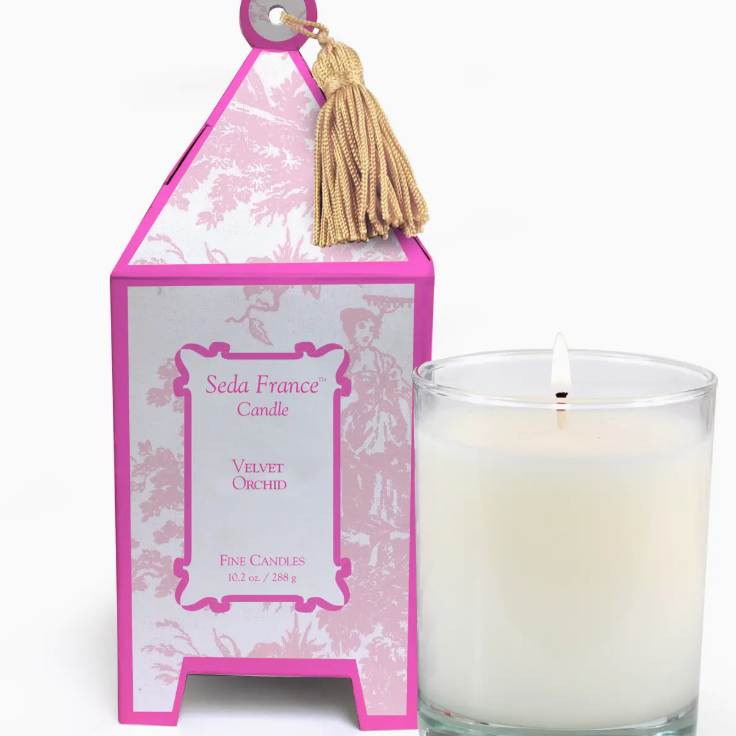 Velvet Orchid Classic Pagoda Box Candle
