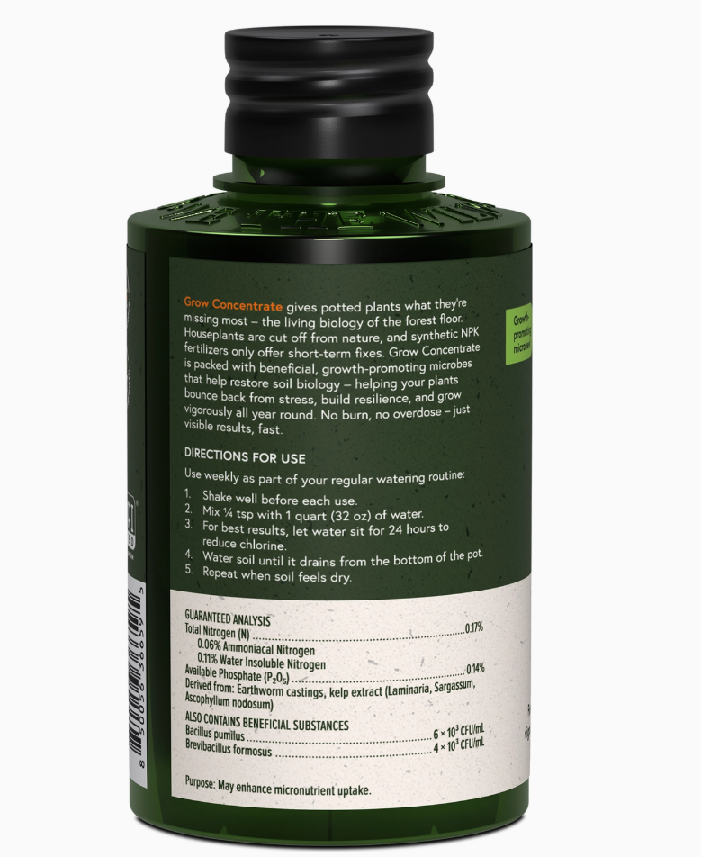 We The Wild Grow Organic Plant Food Concentrate | 8 oz