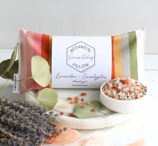 Sinus Relief Pillow – Eucalyptus Lavender + Himalayan Salt