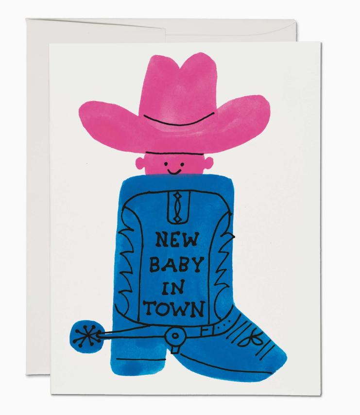 Greeting Card - Boot Baby Greeting
