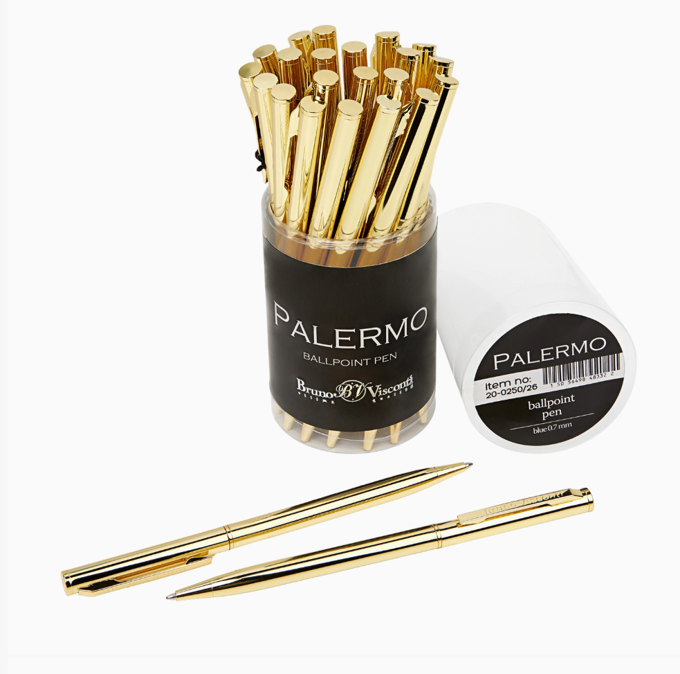 Bruno Visconti Palermo Ballpoint Pen – Gold