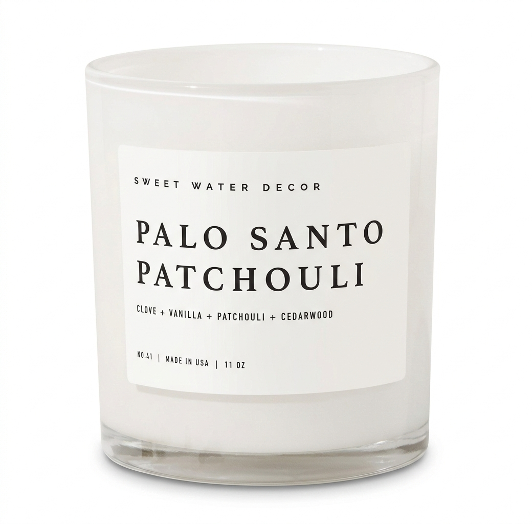 Palo Santo Patchouli 11 oz Soy Candle