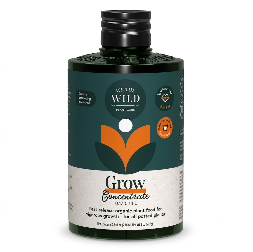 We The Wild Grow Organic Plant Food Concentrate | 8 oz