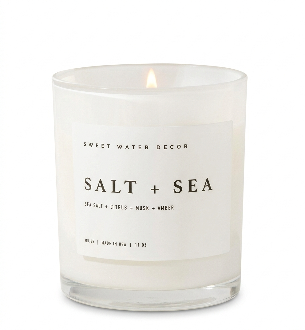 Salt and Sea 11 oz Soy Candle