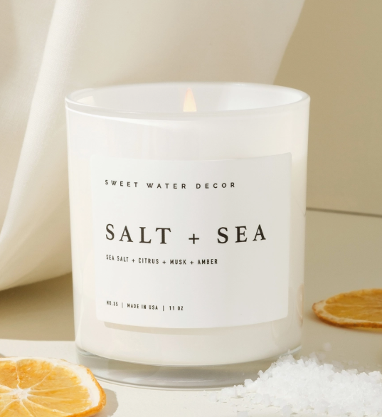 Salt and Sea 11 oz Soy Candle