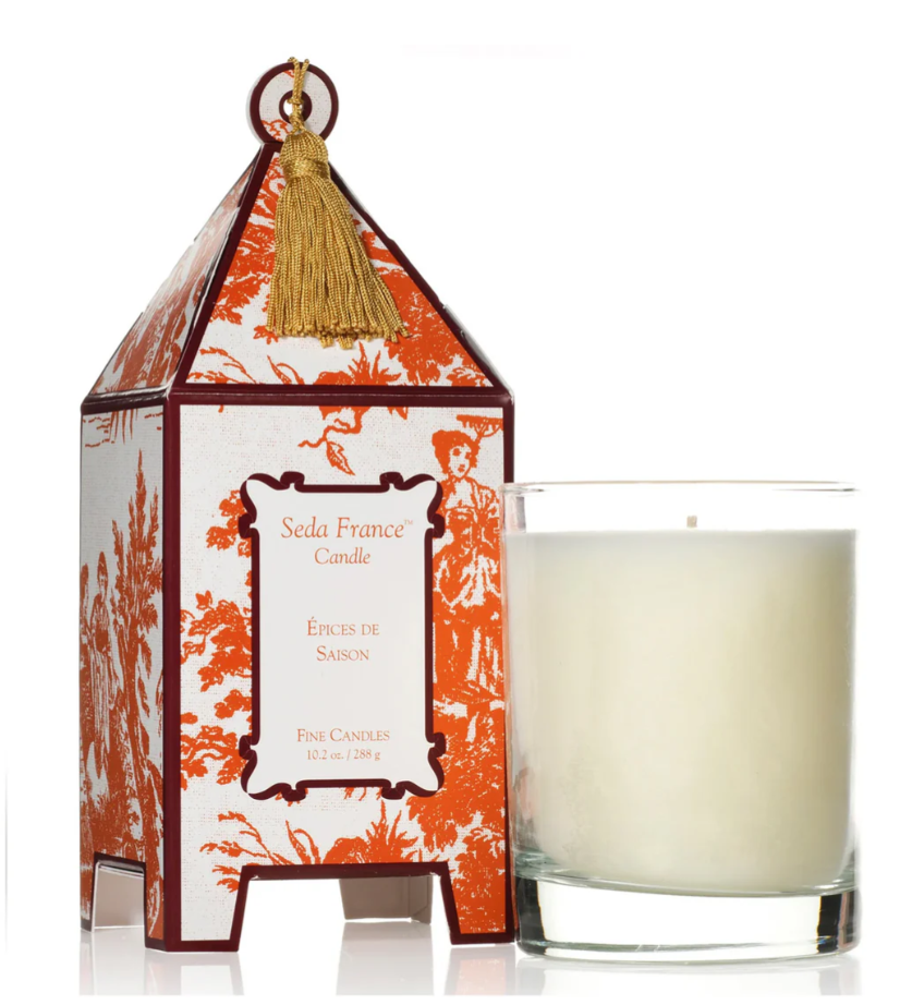 Epices De Saison Classic Toile Pagoda Box Candle